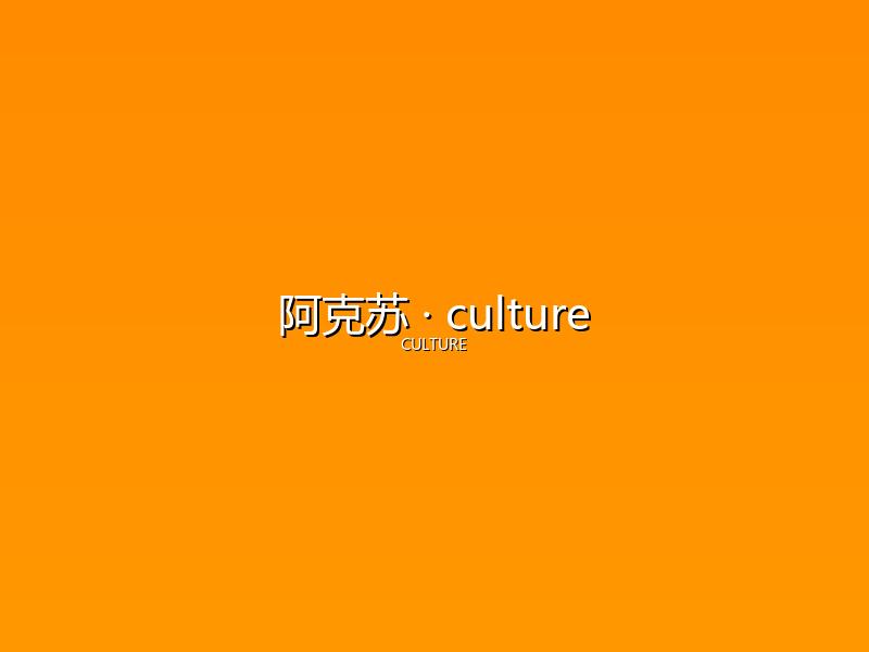 阿克苏 culture