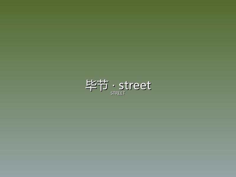 毕节 street