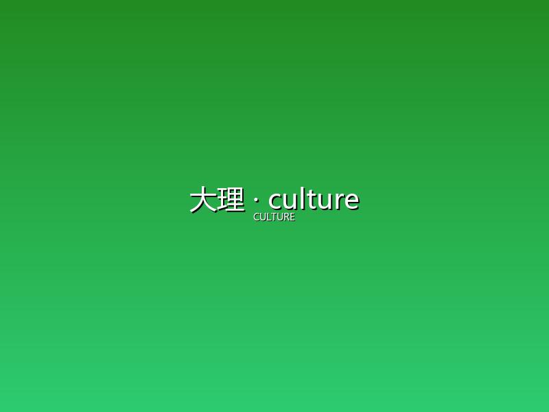 大理 culture