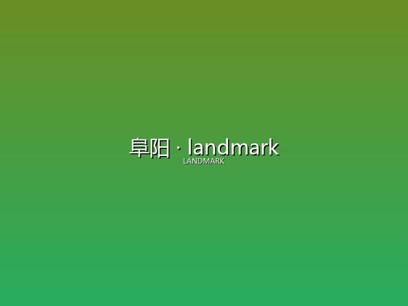 阜阳 landmark