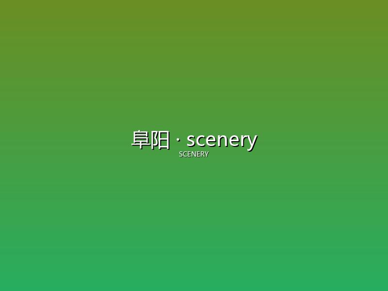 阜阳 scenery