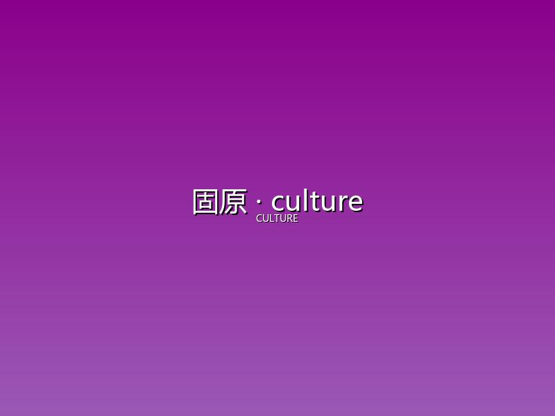 固原 culture
