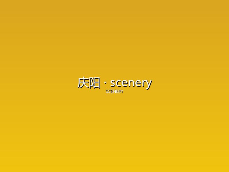庆阳 scenery