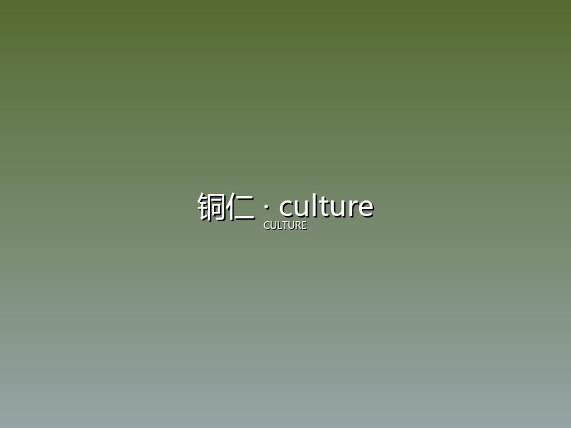 铜仁 culture