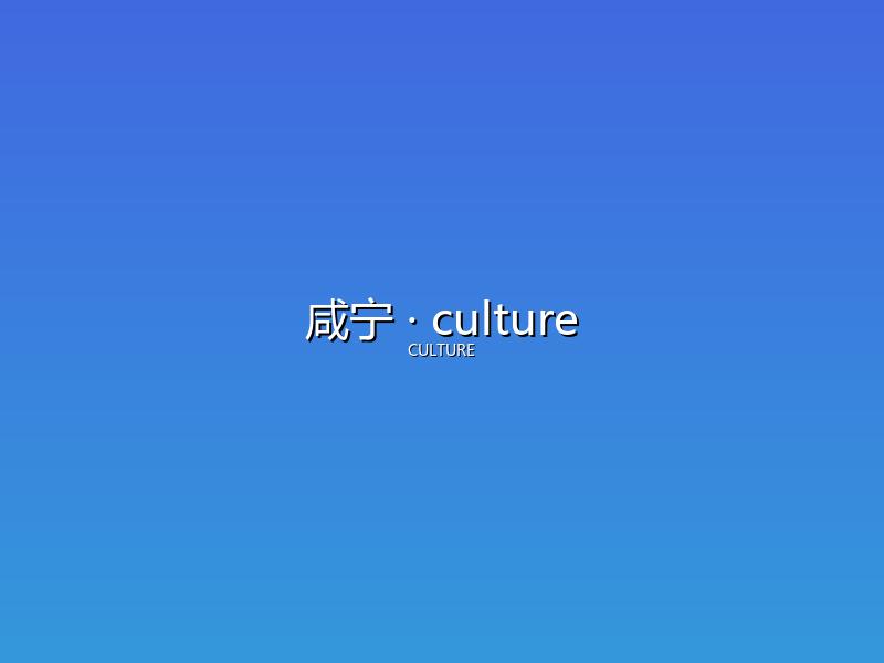 咸宁 culture