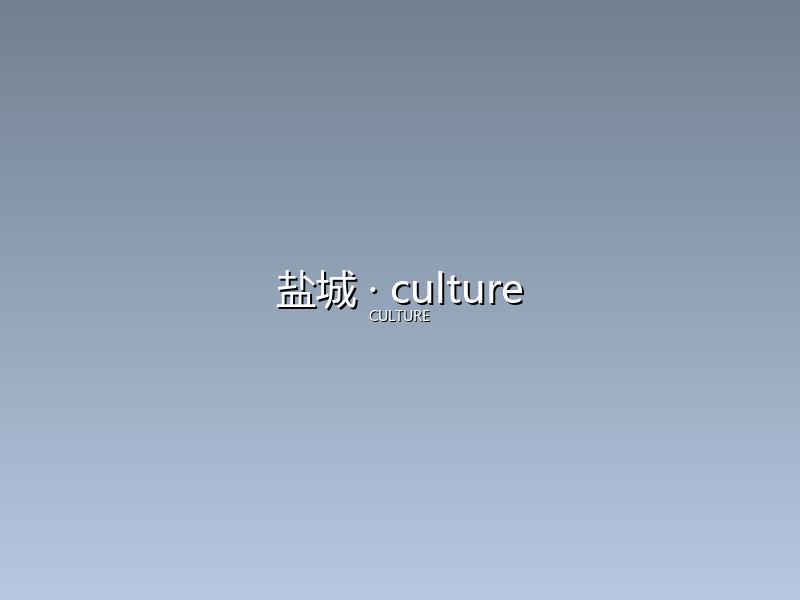 盐城 culture