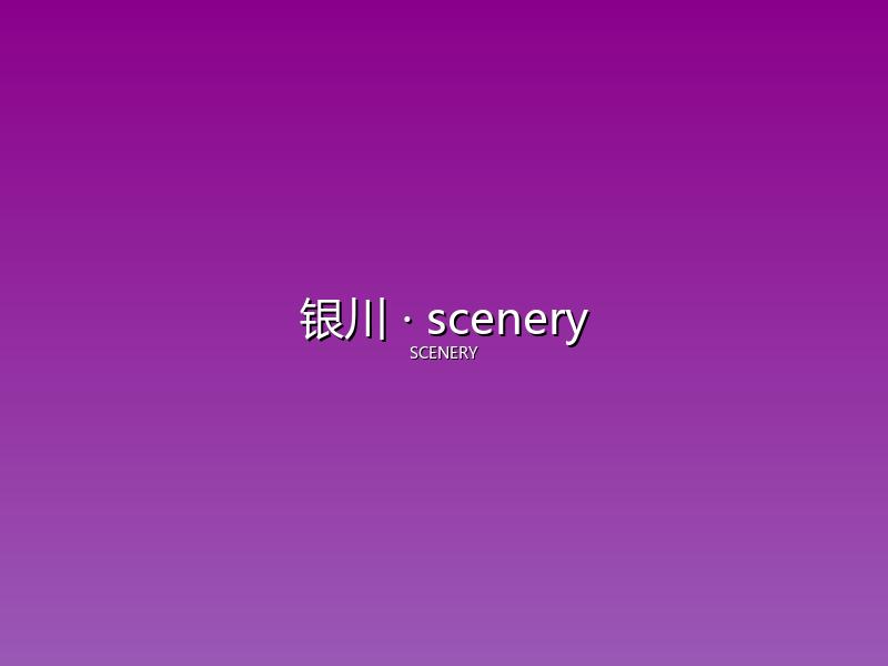 银川 scenery