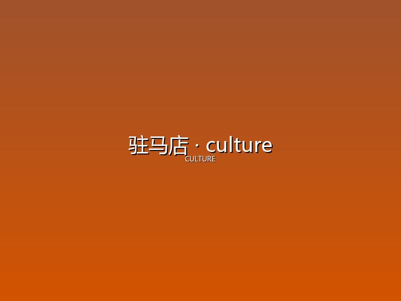 驻马店 culture