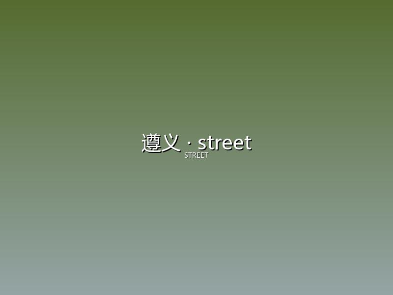 遵义 street